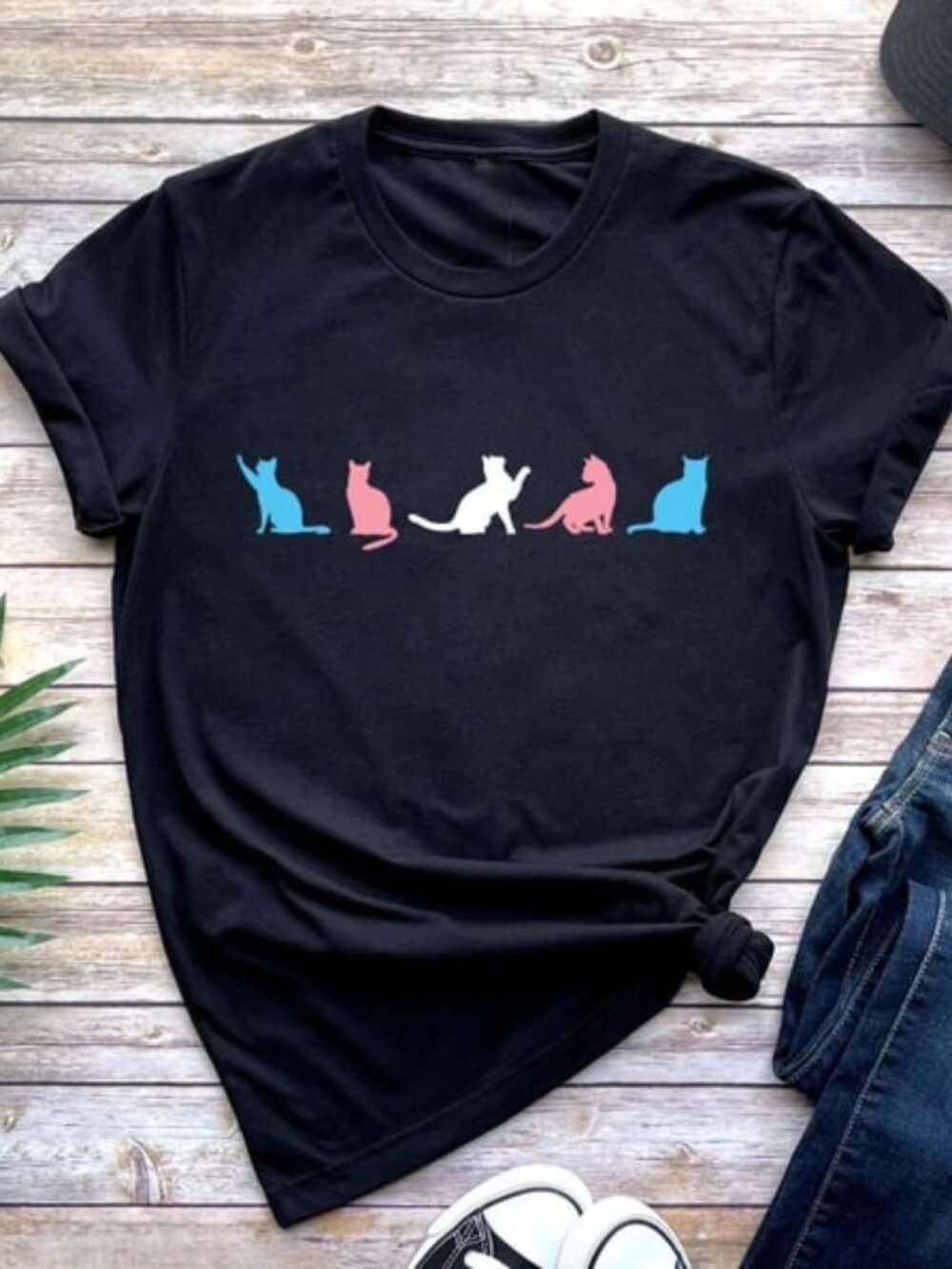Pride Cat T-shirt, LGBTQ Pride Month Tee, Cat Lover Gift